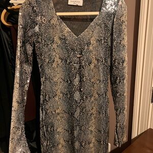 16Arlington Snakeskin Print Dress